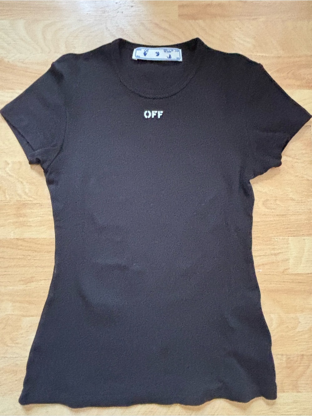 Off-White Black 'OFF' Short Sleeve Logo Tee